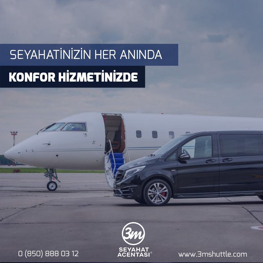 Şoförlü Araç Kiralama Ankara | 3M Shuttle & Seyahat Acentesi